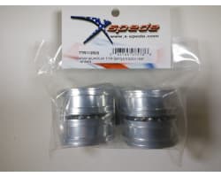 Silver Aluminum 1/14 Tamiya Tractor Rear Wheels photo