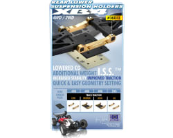 brass rear lower suspension holder set +2 - rr+rf photo