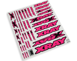 XRAY sticker for body - neon red photo