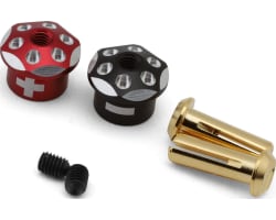 Aluminum Battery Plug Grip Set (Red/Black) photo