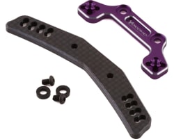 Yd-2 Graphite/Aluminum Hybrid Front Shock Tower (Purple) photo