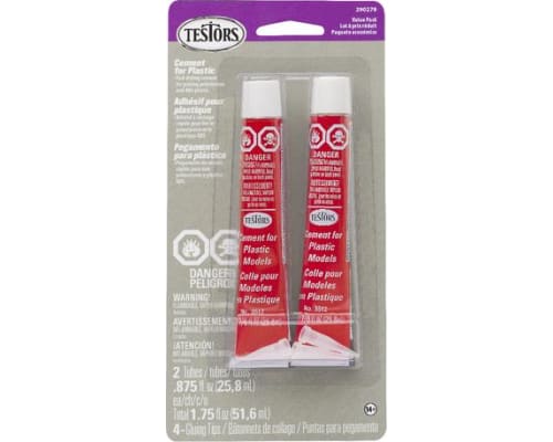 Cement Glue Value Pack Testors 2-7/8 fl oz Tubes