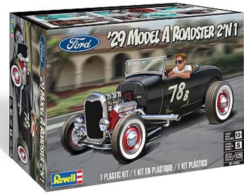 1/25 1929 Model A Roadster 2n1 Plastic Model Kit photo