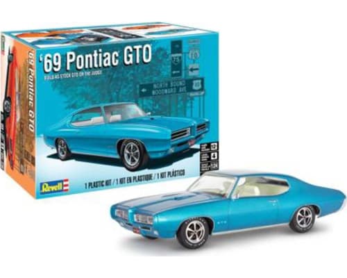 1/24 69 Pontiac GTO Plastic Model Kit photo