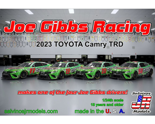 Joe Gibbs Racing 2023 T0Y0TA Camry Interstate Batteries Multi photo