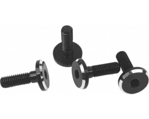 discontinued Servo Mounting Screws - 3mm Neck M3 x 8mm Thread (4 photo