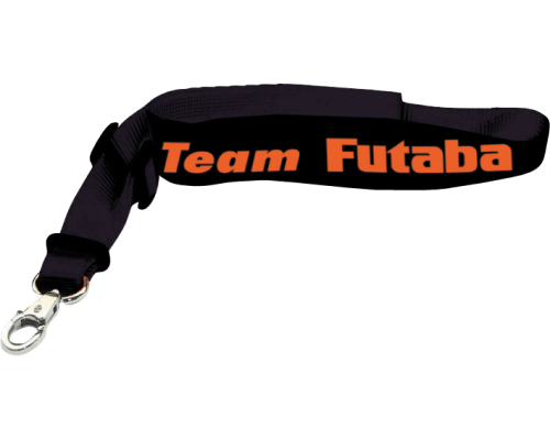 Team Futaba Strap Black & Orange Neck Strap photo