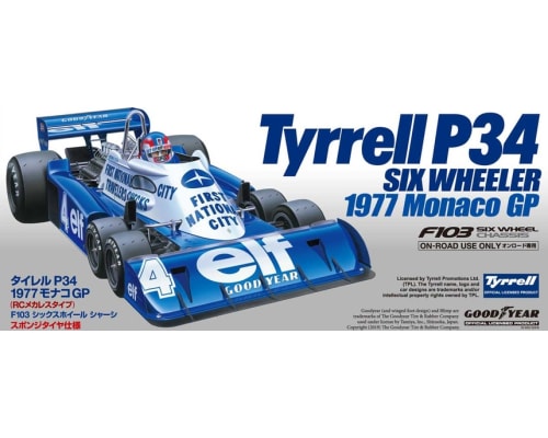 1/10 XB Tyrrell P34 Six Wheeler 1977 Monaco GP (without R/C) photo