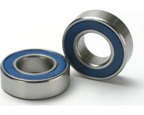 8x16x5mm Ball bearings blue rubber sealed (2) photo