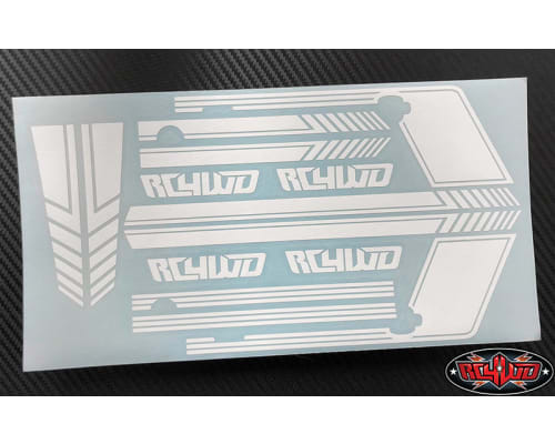 Rc4wd Clean Stripes for D110 Decal Sheet (White) photo