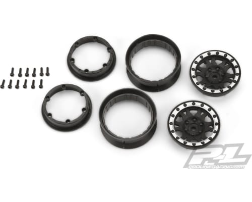 Impulse 1.9 inch Black/Silver Wheel Crawlers 2 F/R photo