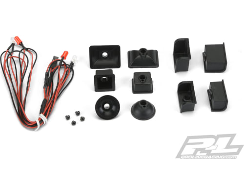 Universal LED Headlight & Tail Light Kit for Crawlers photo