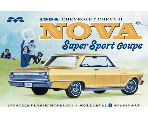 1/25 1964 Chevy Nova Super Sport Plastic Model Kit photo