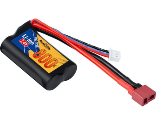 Li-Ion 7.4v 800mah Battery with Deans Plug : Blackzon Slyder photo