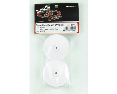 SpeedLine 2.2 Buggy Wheels Kyosho RB6 - ZX-6 / Rear / WHITE photo