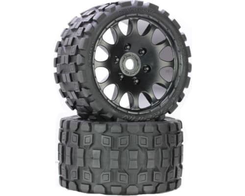 Scorpion Belted Monster Truck Wheels/Tires Pr. -Race Soft Compou photo