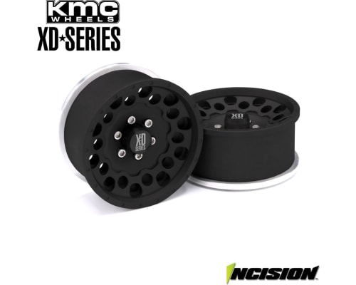 Incision KMC 1.9 XD129 Holeshot Black Anodized photo