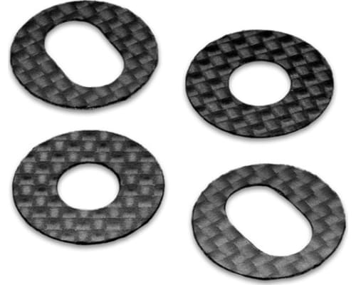 RM2 1/8th off-road carbon fiber body shell washer w/adhesive bac photo