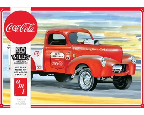 1/25 1940 Willys Pickup Gasser Coca-Cola Model Kit photo