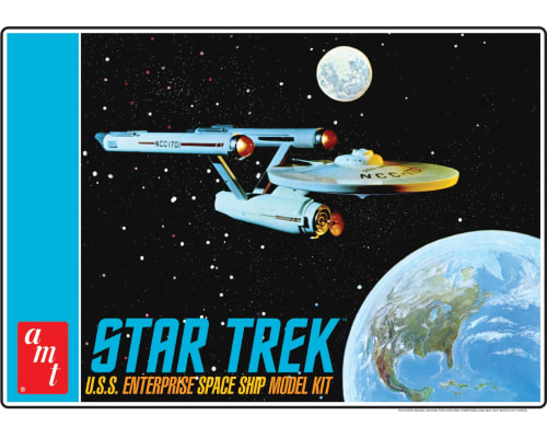 1:650 Star Trek Classic U.S.S. Enterprise Plastic Model Kit photo