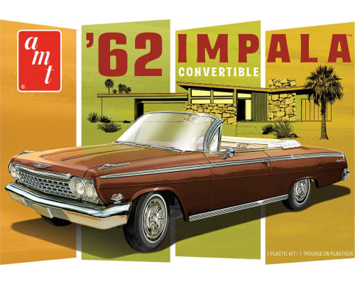 1962 Chevy Impala Convertible 1/25 Plastic Model Kit photo