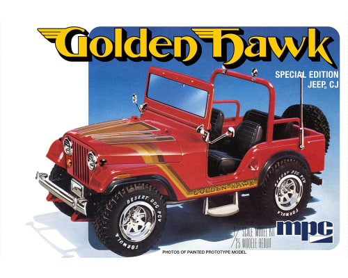 1/25 1981 J33P CJ5 Golden Hawk Plastic Model Kit photo