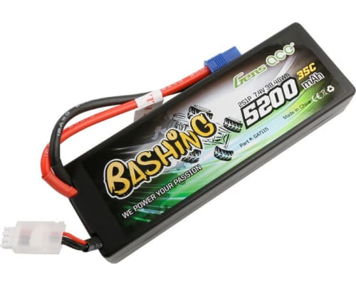 5200mAh 7.4V 35C 2S1P Lipo Battery 24# with EC3 photo