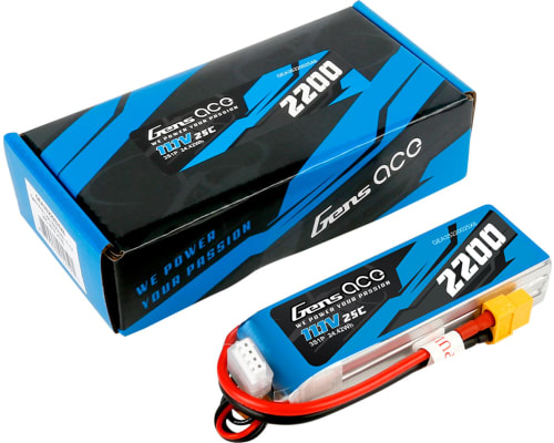 11.1V 2200mAh 3S 25C LiPo: XT60 photo