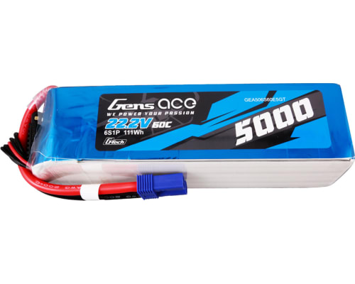 22.2V 5000mAh 6S 60C G-Tech Smart LiPo: EC5 photo