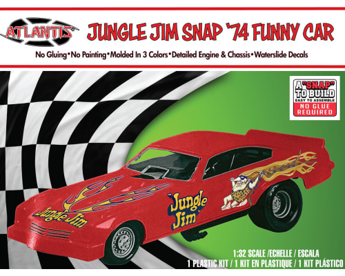 Snap Jungle Jim Vega Funny Car 1:32 Plastic Model Kit photo