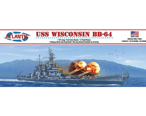 USS Wisconsin BB-64 Battleship 16 Inch 1:600 photo