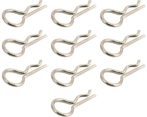 discontinued chrome Micro Body Clips (10) photo