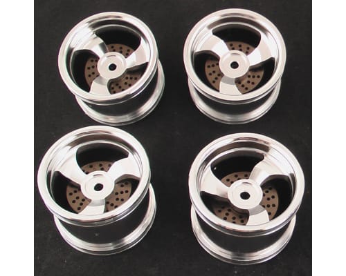 Aluminum Wheels Speed Blaster 3 Spoke Associated Rc18t Mt photo