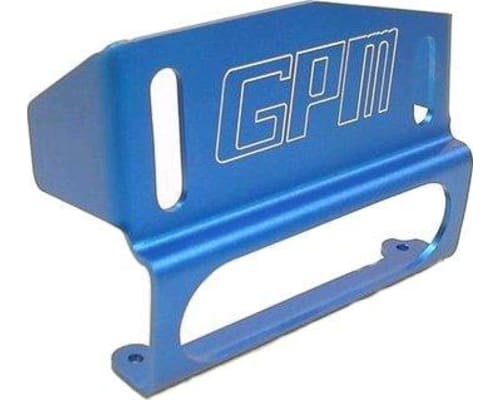 Monster Gt Blue Aluminum Fuel Tank Guard photo