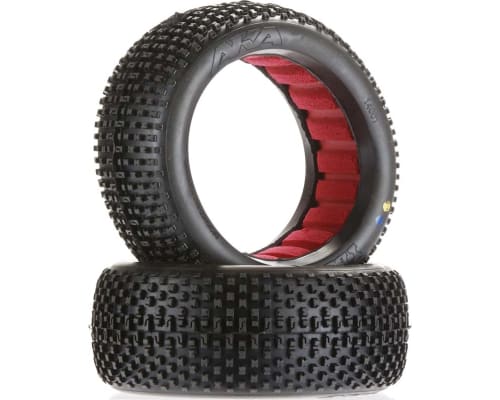 1/8 Buggy I-Beam Medium LW Tire w/ Red Insert 2 photo