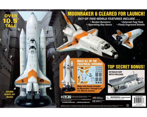 1/200 Moonraker Shuttle w/Boosters James Bond photo