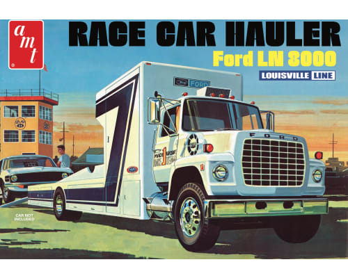 1/25 F0RD LN 8000 Race Car Hauler Plastic Model Kit photo