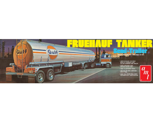 1/25 Fruehauf Tanker Gulf Plastic Model Kit photo