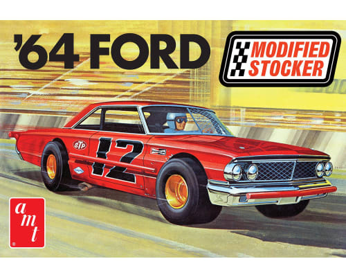 1/25 1964 F0RD Galaxie Modified Stocker Plastic Model Kit photo