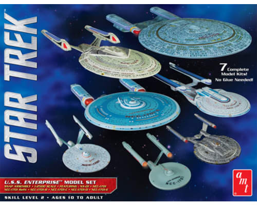 discontinued 1/2500 Star Trek Uss Enterprise Box Set Snap photo