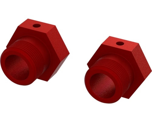 Aluminum Wheel Hex 24mm Red 2 photo