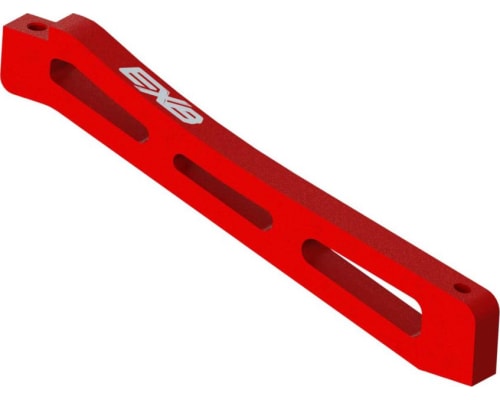 Front Center Chassis Brace Aluminum 98mm Red photo