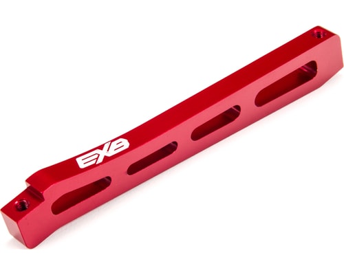 Front Center Chassis Brace Aluminum 118mm Red photo