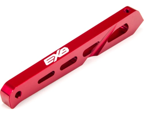 Rear Center Chassis Brace Aluminum 87mm Red photo