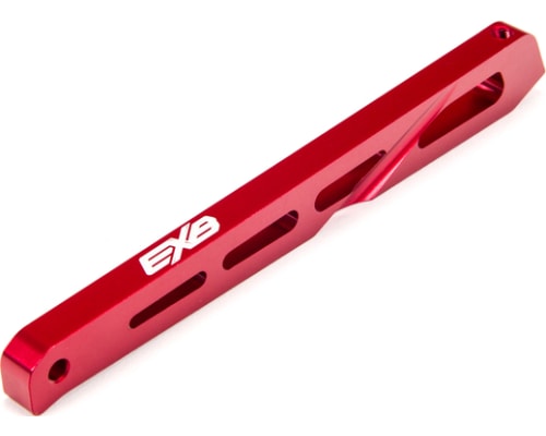 Rear Center Chassis Brace Aluminum 120mm Red photo