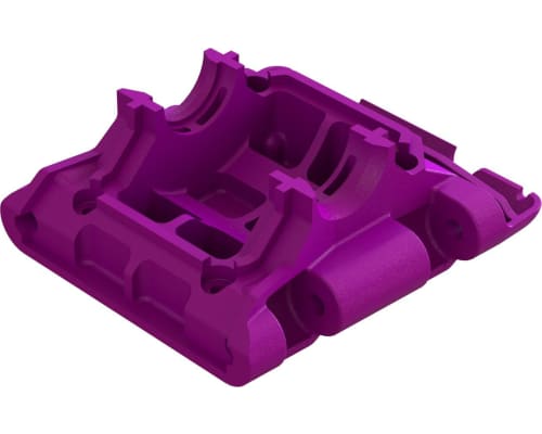 Rear Lower Skid/Gearbox Mount 1pc - Purple photo