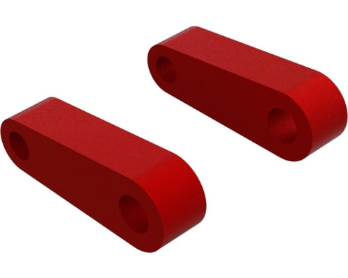 Aluminum Front Suspension Mounts Red 2 photo