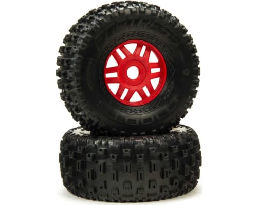 DBOOTS FoRTRess Tire Set Glued Red 2 pieces photo