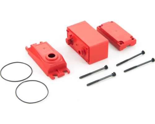 AR390146 ADS V2 Plastic Gear Servo Case Red photo