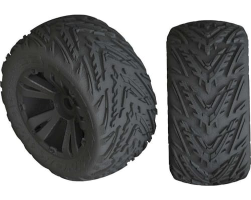 AR550049 Minokawa LP 4S Tire 3.8 Glued Black 2 photo